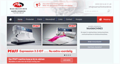 Desktop Screenshot of naaimachinehandel.be