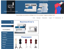 Tablet Screenshot of naaimachinehandel.com